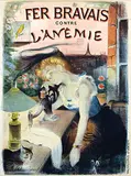 Adolph L. Willette, Fer Bravais contre L'Anémie, 1898, poster