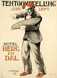 Isidoris M.C. van Mens, Tentoonstelling Hotel Berg en Dal, 1919, poster