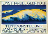 Jan Visser, Tentoonstelling Jan Visser - Zeeschilder, poster