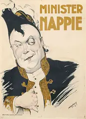 Henri C. Pieck, Minister Nappie, 1922, poster