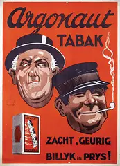 J.H. Morien, Argonaut Tabak, poster