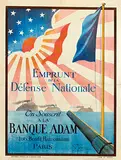 G. Bonnay, Emprunt de la Défense Nationale Banque Adam, 1918, poster