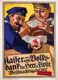 Christian zur Linde, Kaiser- und Volksdank Weihnachtsgabe, 1917, poster