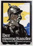 Der eiserne Kanzler (Otto von Bismarck) by Siegmund von Suchodolski, 1915, poster, sold Jul 2020