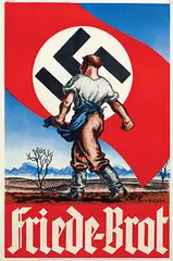 Leo Adler, Friede-Brot, 1938, poster