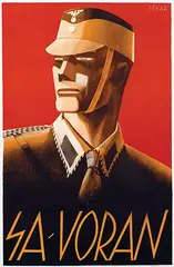 Sepp Semar, SA-Voran, 1933, poster