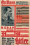 Felix Albrecht, Ein Mann Gib auch Du deine Stimme dein Manne der Kraft: Hitler, 1932, poster