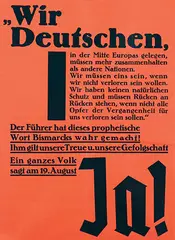 Der Reichstag in Flammen von Kommunisten in Brand gesteckt. Wählt List 1 Hitler by Various Artists, poster, sold Jul 2020
