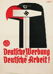 Willy Petzold, Deutsche Werbung für Deutsche Arbeit!, 1933, poster