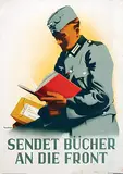 Ottomar C.J. Anton, Sendet Bücher an die Front, poster