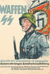 Hans Schweitzer, Waffen SS Eintrit mit Vollendetem 17. Lebensjahr, 1940, poster