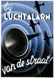 Meyson, bij Luchtalarm van de straat!, poster