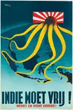 Patrick C. Keely, Indie Moet Vrij! Werkt en vecht ervoor!, 1944, poster