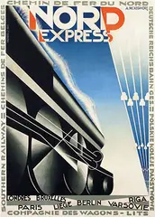 Cassandre, Nord Express, 1927, poster