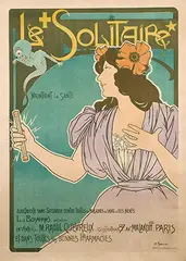 Armand Segaud, Le Solitaire Électricité sans Secousse (without shaking) contre toutes les Maladies du Sang et Des Nerfs, poster