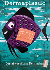 A Arslanian, Dermaplastic Schnellverband, 1956, poster