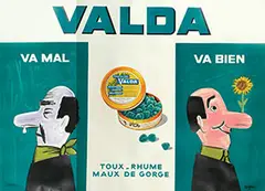 Raymond Savignac, Valda Toux-Rhume, 1964, poster