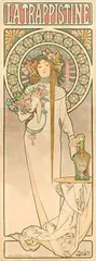 Alphonse Mucha, La Trappistine, 1897, poster