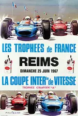 Michel Beligond, Les Trophees de France Reims, 1967, poster