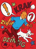Hergé, Tin Tin Krak Dzinng, 1970, poster