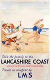 Sep E. Scott, LMS Lancashire Coast, poster