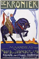 Henri Velde, De Kroniek Maandblad voor Noord en Zuid-Nederland 's Gravenhage., poster