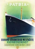 Ottomar C.J. Anton, HAPAG Europa-Südamerika Westküste Expressdienst "Patria", poster