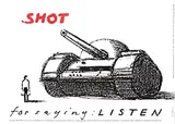 Jan Bons, Shot for saying: LISTEN Beijing 1989, 1989, poster