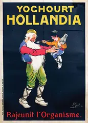 Jean Droit, Yoghourt Hollandia, poster