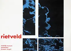 Otto Treumann, stedelijk museum amsterdam rietveld, 1959, poster