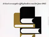 Gerard Wernars, de best verzorgde 50 boeken van 1965, 1966, poster