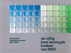 Will van Sambeek, de best verzorgde 50 boeken van 1968, 1969, poster