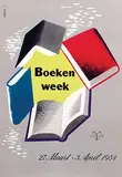 Rabot, Boekenweek, 1954, poster