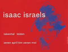 Har A. Siekman, lakenhal leiden isaac israels, poster