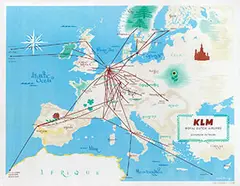 Jan Menting, KLM European Network, poster