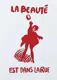 La Beauté Est Dans LaRue by l'Atelier populaire de l'Ex-Ecole des Beaux-Arts, 1968, poster, sold Feb 2020