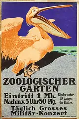 Ludwig Stutz, Zoologischer Garten (Berlin) (pelican), poster