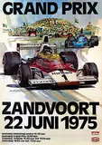 Michael Turner, Grand Prix Zandvoort, 1975, poster