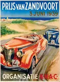 H. Lammers, Prijs van Zandvoort K.N.A.C., 1939, poster