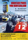 Michael Turner, Grosser Preis von Deutschland Nürburgring, 1967, poster