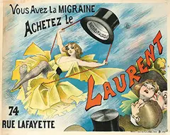 Alfred Choubrac, Migraine Achetez le Laurent, poster