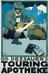 Carl Kunst, Dr. Dessauer's Touring Apotheke, poster