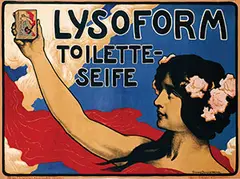 Ferdinand F.X. Schultz-Wettel, Lysoform Toilette-Seife, poster