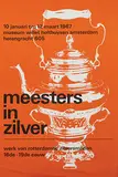 Willem H. Crouwel, meesters in zilver, 1967, poster