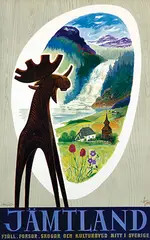 Kjell, Jämtland Sweden, poster