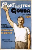Jan Willem Sluiter, Sportfeesten Gouda, 1917, poster