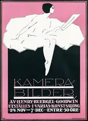 Wilhelm Kåge, Kamera-Bilder Photographs by Henry Buergel Goodwin, 1916, poster