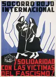 José Maria Sancha Padros, Socorro Rojo Internacional i Solidaridad con las victimas del fascismo!, poster
