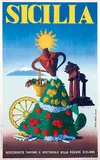 Studio Artass-Croce, Sicilia, 1950, poster