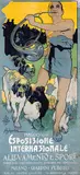 Adolfo Hohenstein, Esposizione Internazionale allevamento e sport (Int. Exhib. of Breeding and Sport Show), 1901, poster